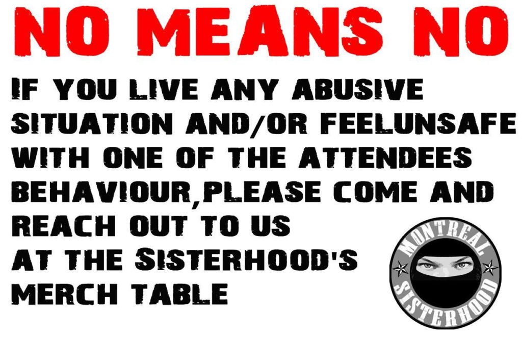 Affiche des Montréal sisterhood